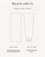 Saponins Cream Cleanser - 120ml